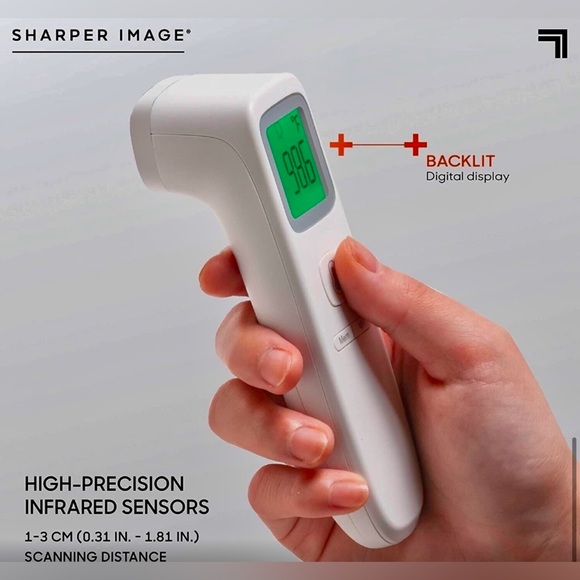 TOUCHLESS THERMOMETER by SHARPER IMAGE NWT - Picture 7 of 10